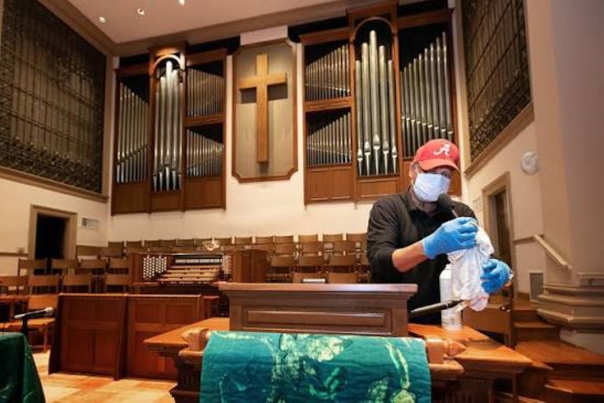 church cleaning